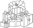 Disegni di Natale:Doni di Natale